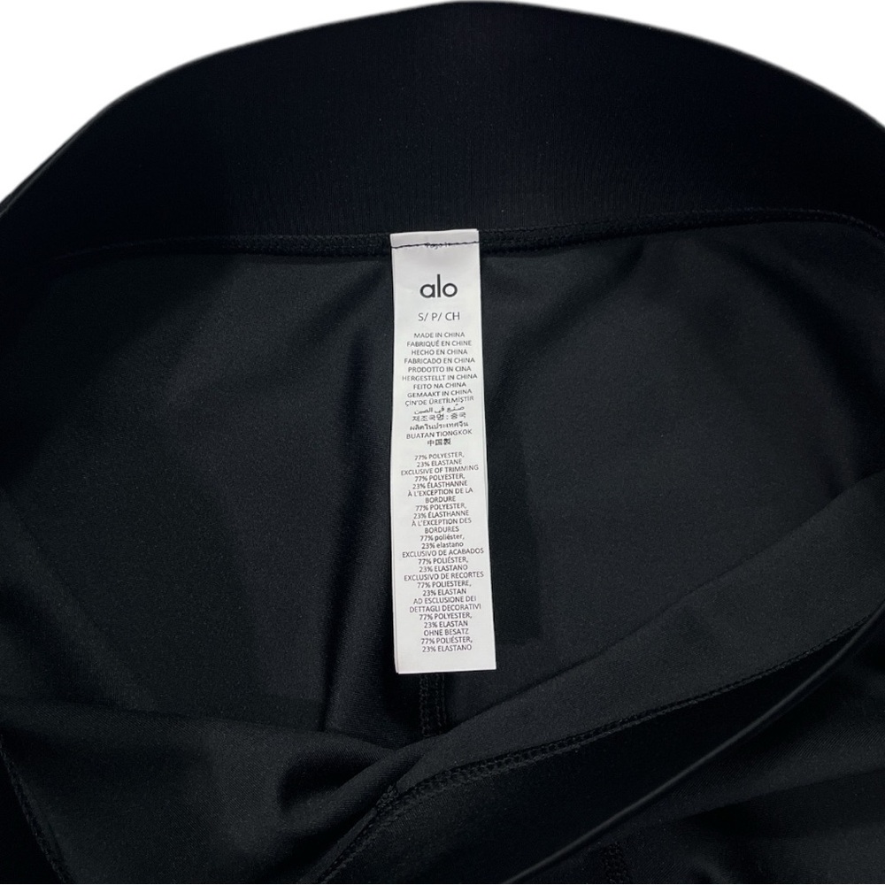 NWT Alo Yoga Airlift High Waist 7/8 Line Up Legging size Small in Black - Picture 6 of 8